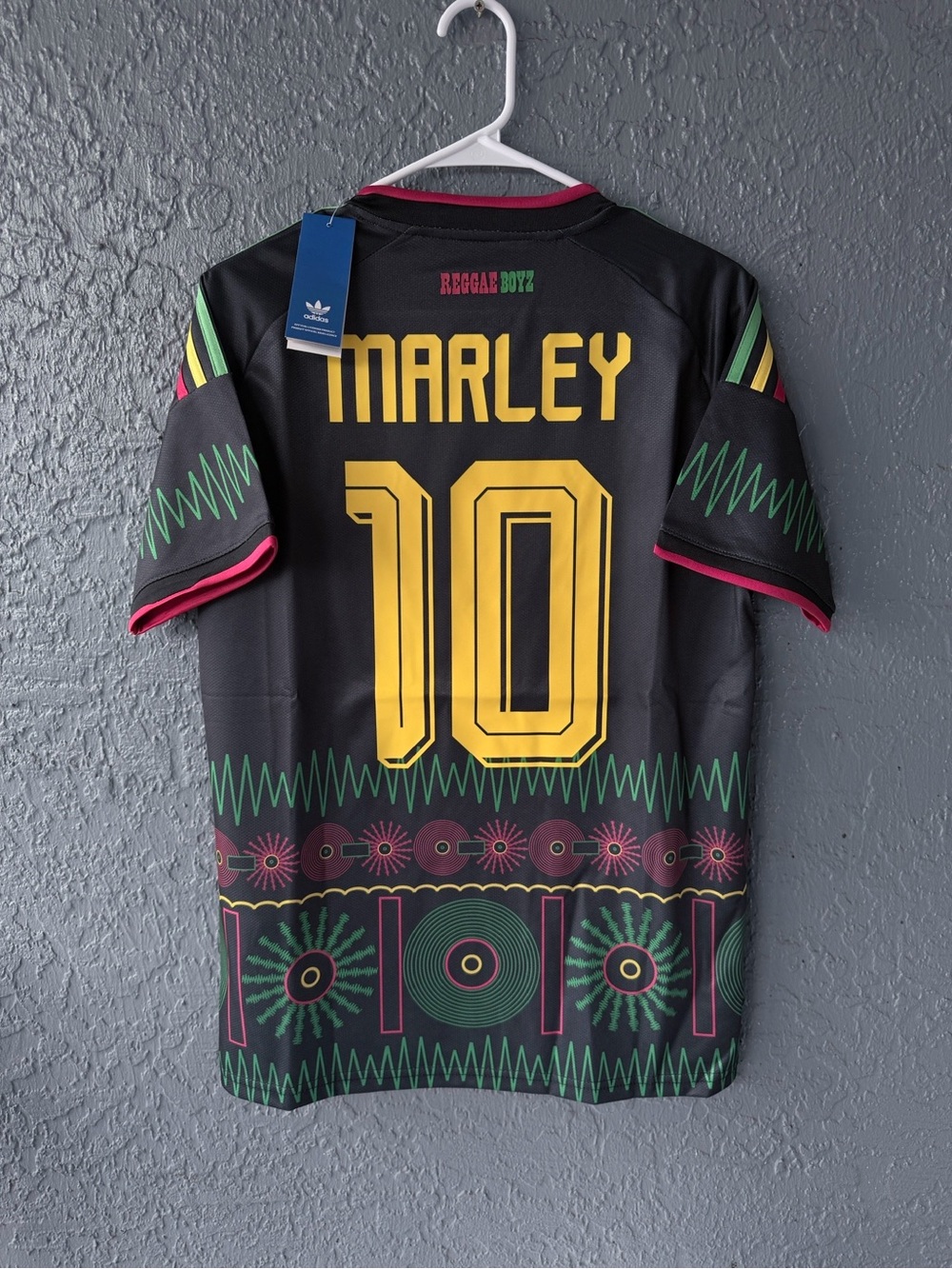 Jamaica Bob Marley 2026 Special Edition Black Soccer Jersey Men